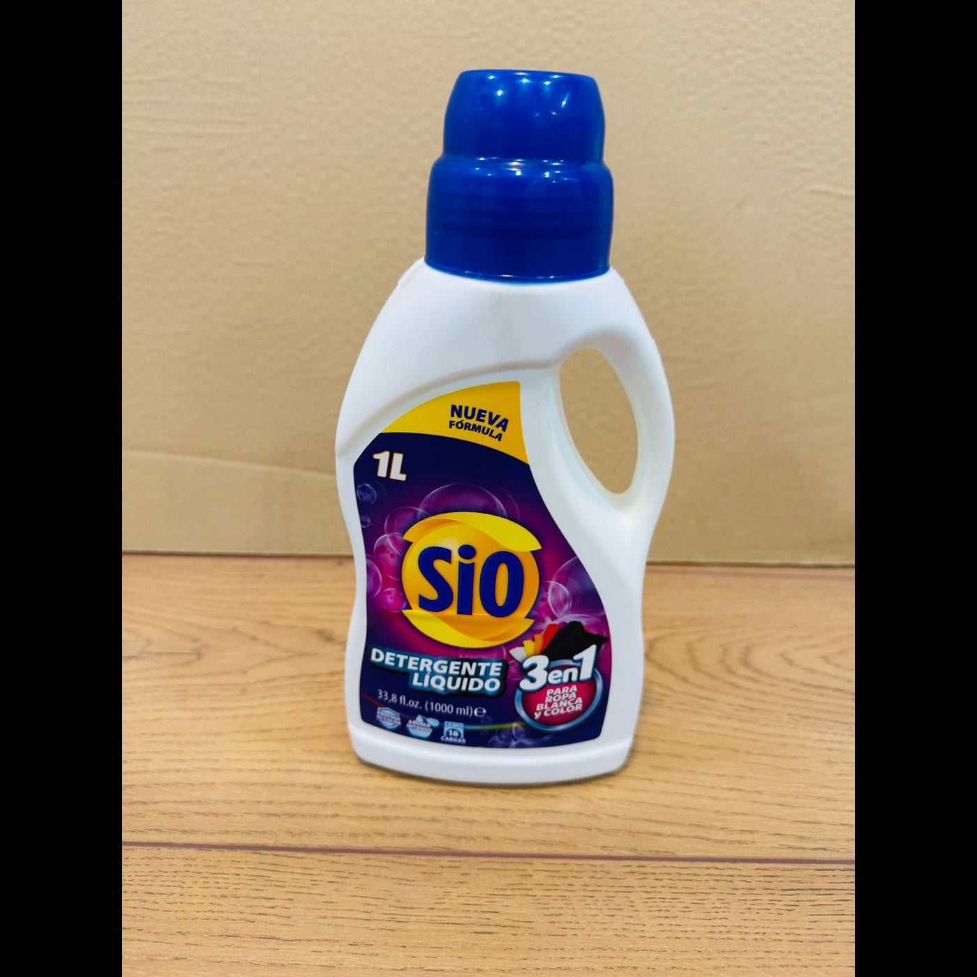 Detergente líquido 3 en 1 de 1 litro