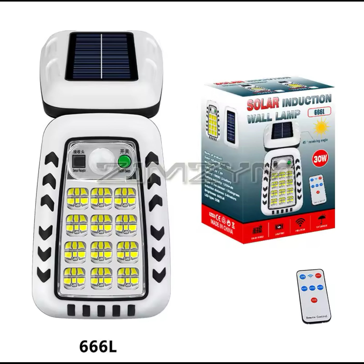 Foco censor solar yx-666