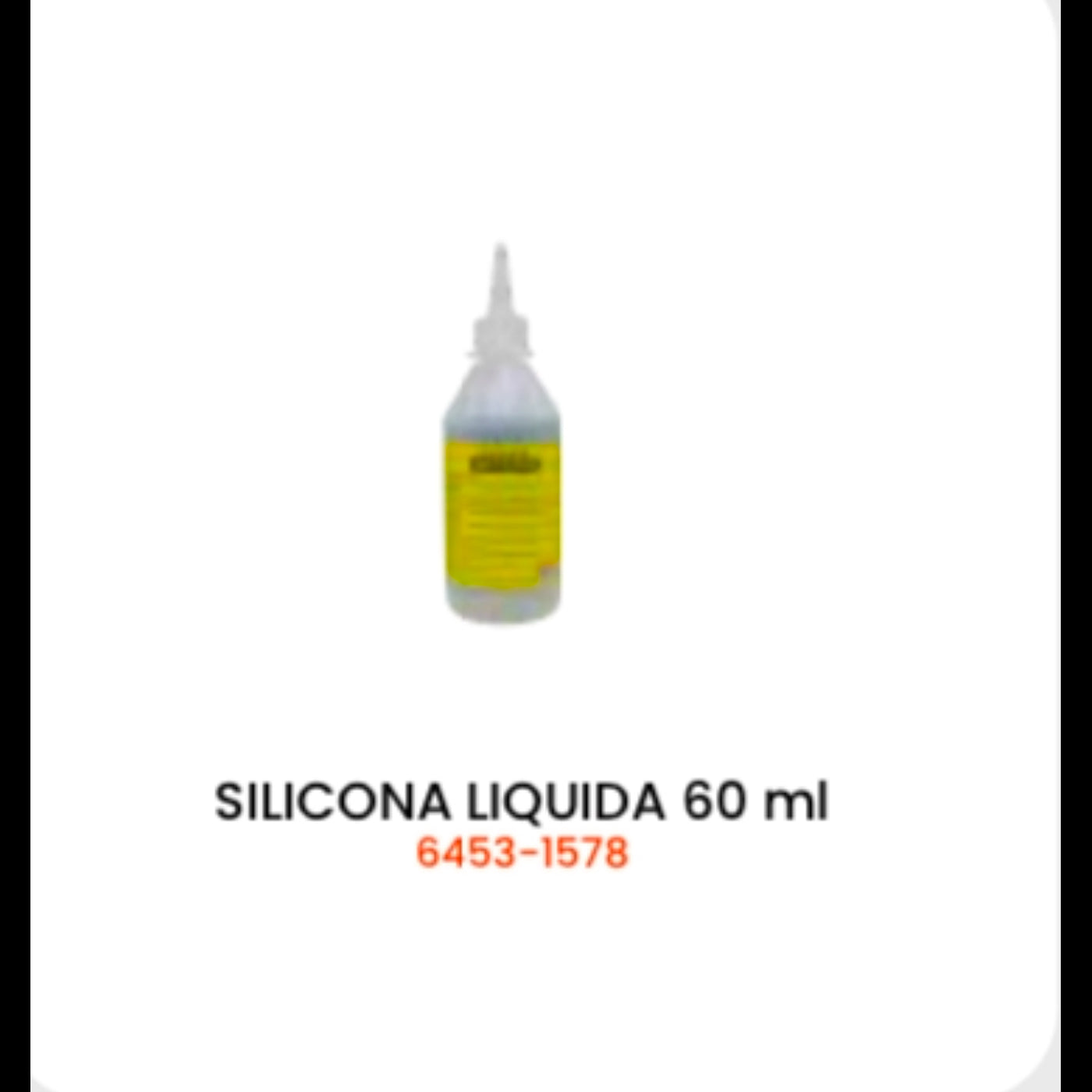 Silicona liquida 60ml