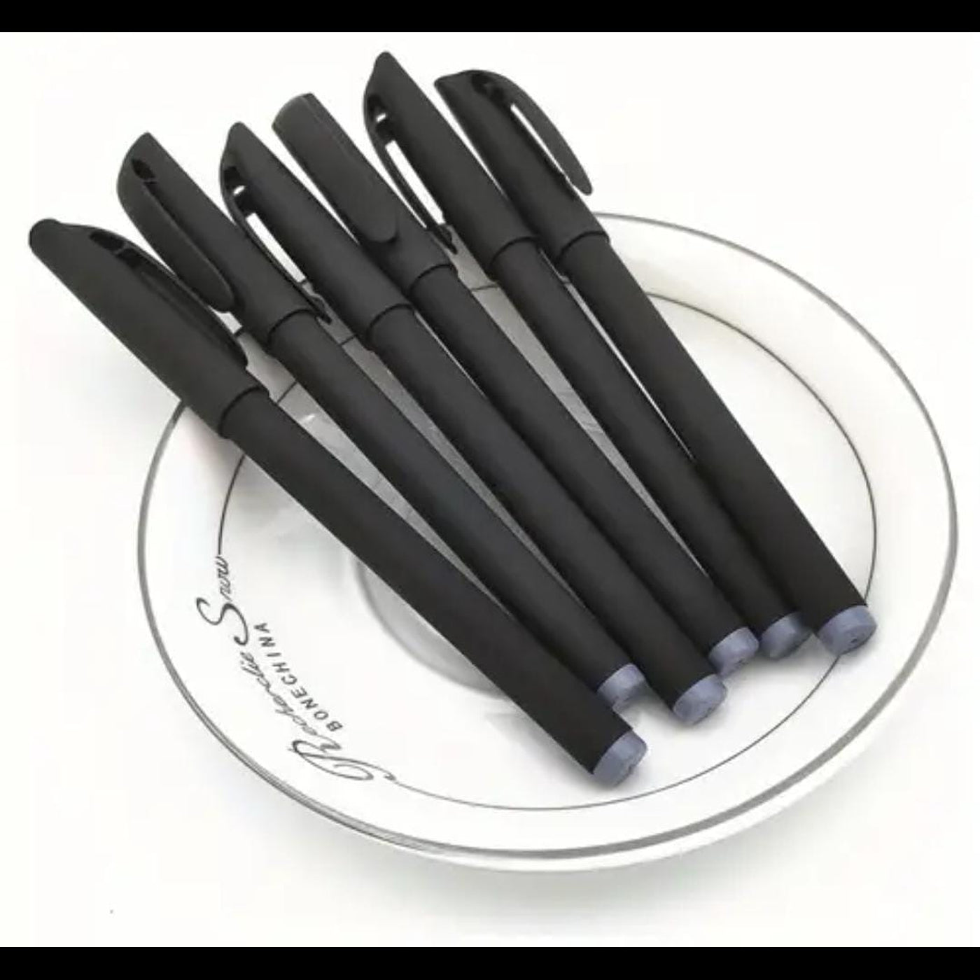 "(db159)	lapicero tinta negra x 20 pcs"