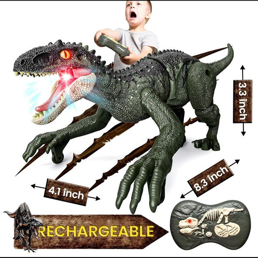 "(db364)	velociraptor verde a control remoto (48)"