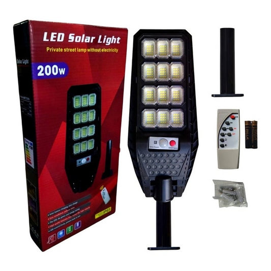 Foco solar 144 led 200w codigo 1529
