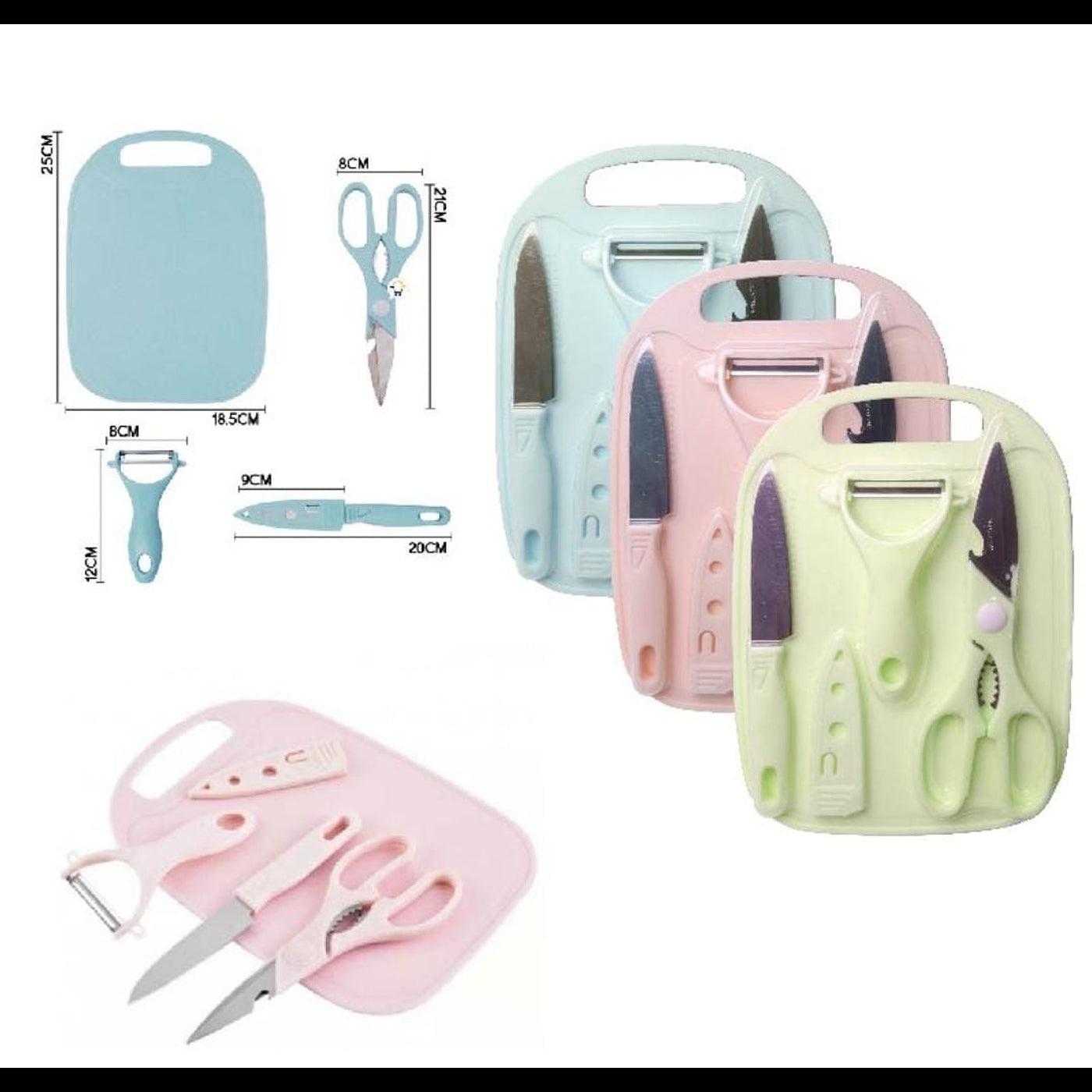 Set de cuchillo tabla 4 pcs