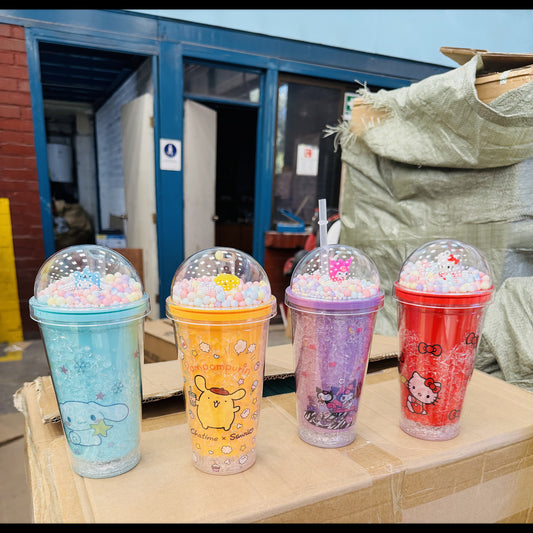 Vaso led sanrio pelotitas