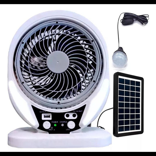Ventilador solar 4 en 1