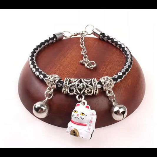 Collar para gatos de gato de la suerte