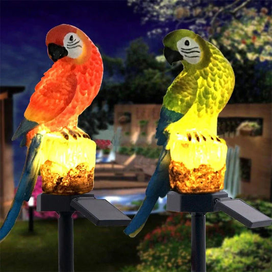 Estaca Solar diseño loro